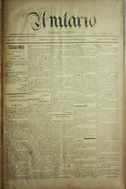 Página do jornal Unitário de maio de 1904