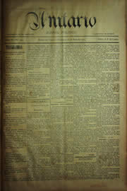 Página do jornal Unitário de maio de 1904
