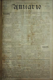 Página do jornal Unitário de junho de 1904