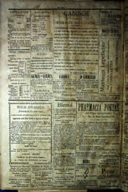 Página do jornal Unitário de junho de 1904