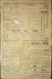 Página do jornal Unitário de julho de 1904