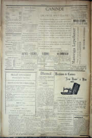 Página do jornal Unitário de julho de 1904