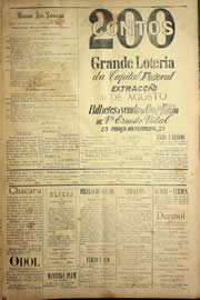 Página do jornal Unitário de agosto de 1904