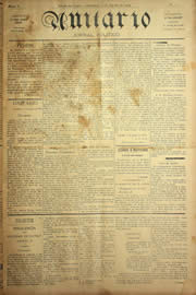 Página do jornal Unitário de agosto de 1904