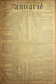 Página do jornal Unitário de agosto de 1904