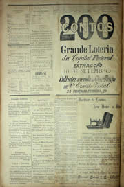 Página do jornal Unitário de agosto de 1904
