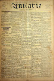 Página do jornal Unitário de setembro de 1904