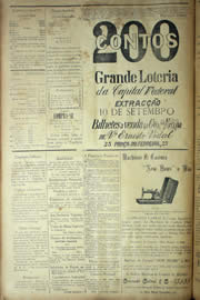 Página do jornal Unitário de setembro de 1904
