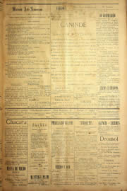 Página do jornal Unitário de setembro de 1904