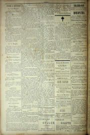 Página do jornal Unitário de setembro de 1904