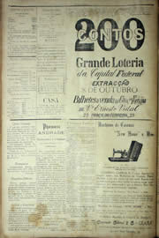 Página do jornal Unitário de setembro de 1904