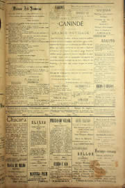 Página do jornal Unitário de setembro de 1904