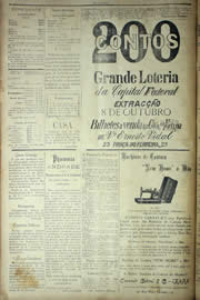 Página do jornal Unitário de setembro de 1904