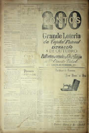 Página do jornal Unitário de setembro de 1904
