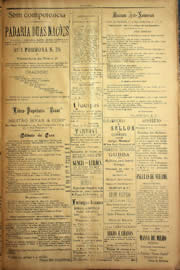 Página do jornal Unitário de setembro de 1904