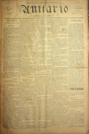 Página do jornal Unitário de setembro de 1904