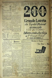 Página do jornal Unitário de outubro de 1904