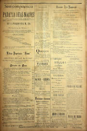 Página do jornal Unitário de outubro de 1904