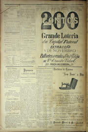 Página do jornal Unitário de outubro de 1904