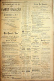 Página do jornal Unitário de outubro de 1904