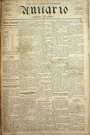 Página do jornal Unitário de outubro de 1904