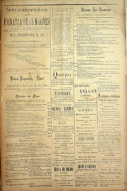 Página do jornal Unitário de outubro de 1904