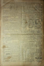 Página do jornal Unitário de novembro de 1904
