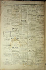 Página do jornal Unitário de dezembro de 1904
