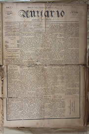 Página do jornal Unitário de janeiro de 1905