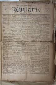 Página do jornal Unitário de janeiro de 1905