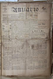 Página do jornal Unitário de janeiro de 1905