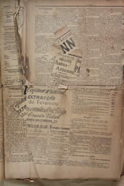Página do jornal Unitário de janeiro de 1905