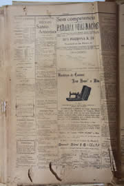 Página do jornal Unitário de fevereiro de 1905
