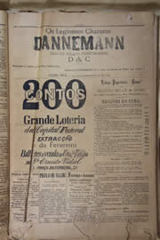 Página do jornal Unitário de fevereiro de 1905