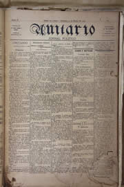 Página do jornal Unitário de março de 1905