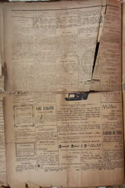 Página do jornal Unitário de abril de 1905