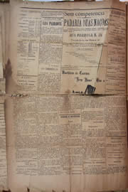 Página do jornal Unitário de abril de 1905