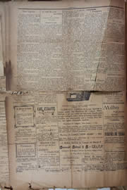 Página do jornal Unitário de abril de 1905