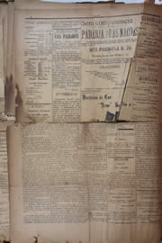 Página do jornal Unitário de abril de 1905