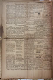 Página do jornal Unitário de abril de 1905