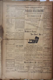 Página do jornal Unitário de abril de 1905