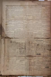Página do jornal Unitário de maio de 1905