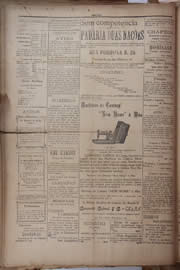Página do jornal Unitário de junho de 1905