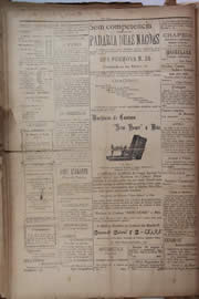 Página do jornal Unitário de junho de 1905