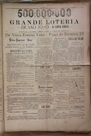 Página do jornal Unitário de junho de 1905