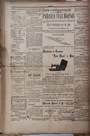 Página do jornal Unitário de junho de 1905