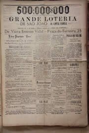 Página do jornal Unitário de junho de 1905