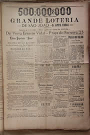 Página do jornal Unitário de junho de 1905