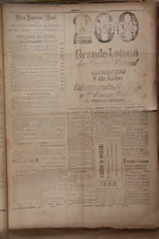 Página do jornal Unitário de junho de 1905