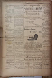 Página do jornal Unitário de junho de 1905